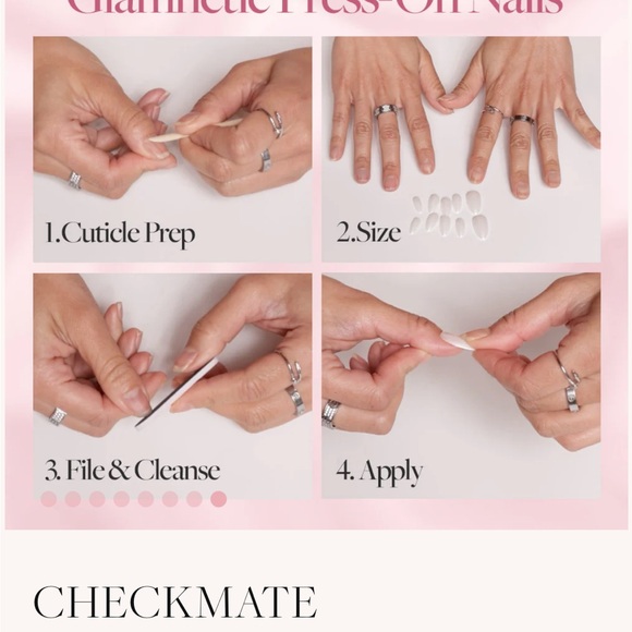 GLAMNETIC CHECKMATE PRESS ON NAILS 💅 - Picture 7 of 9